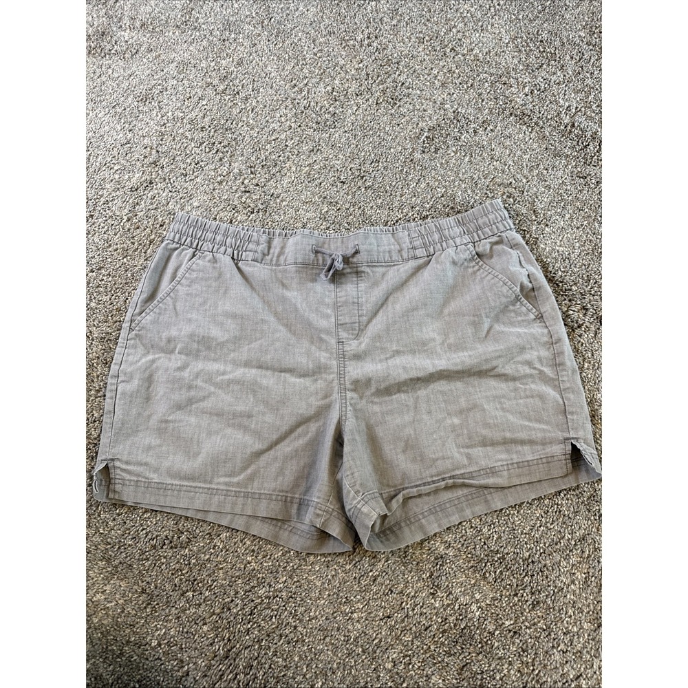 Magellan Outdoors Women's Shorts Pockets‎ Drawstring 4" Gray Size XXL